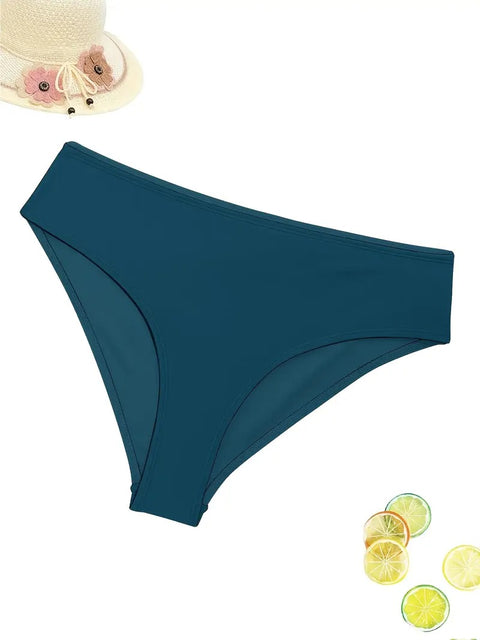 Women’s Santa Claus Halter Two-Piece Swimsuit