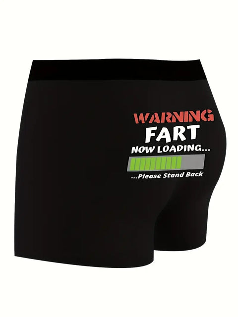 Men’s “Warning! Fart Loading” Funny Boxers