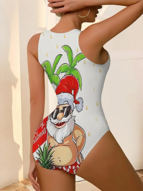 Funny Hawaiian Santa Jumpsuit
