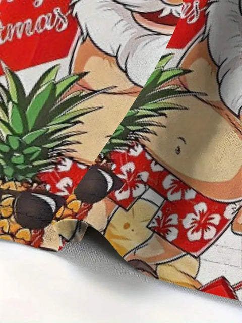 Women’s Tropical Santa Hawaiian Dress