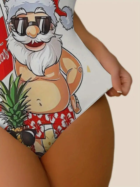Funny Hawaiian Santa Jumpsuit