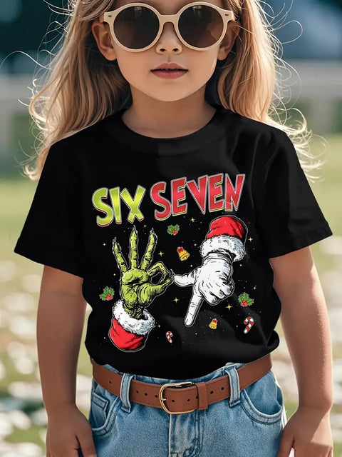 Six Seven 67 Funny Christmas T-Shirt