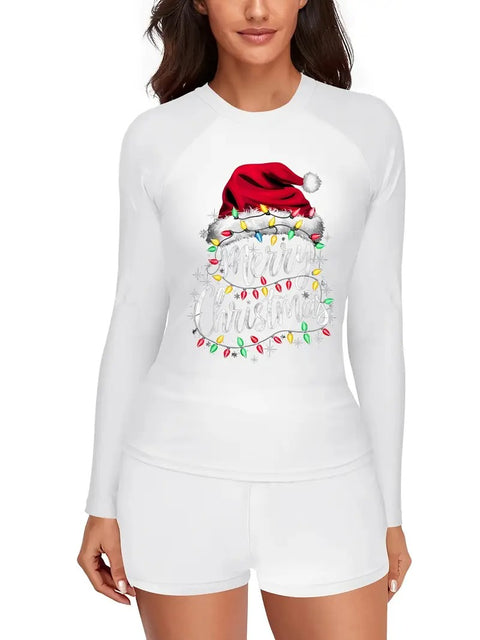 Women’s Santa Hat Christmas Two-Piece Swimsuit