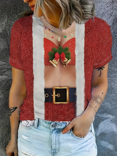 Women's Casual Short Sleeve Knit Top