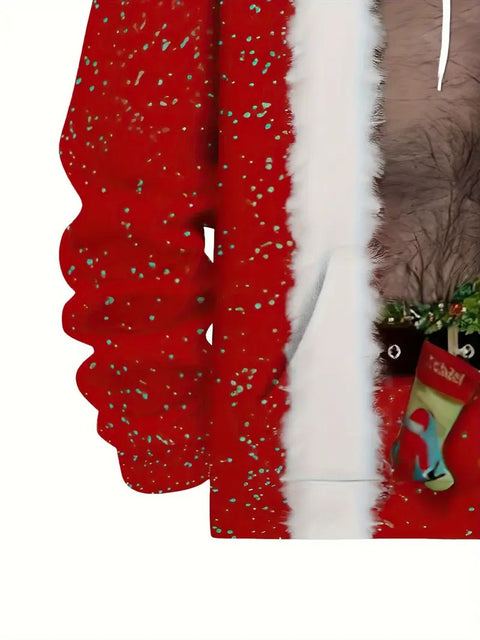 Men’s Christmas Print Hoodie
