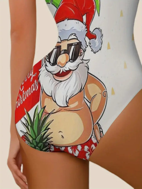 Funny Hawaiian Santa Jumpsuit
